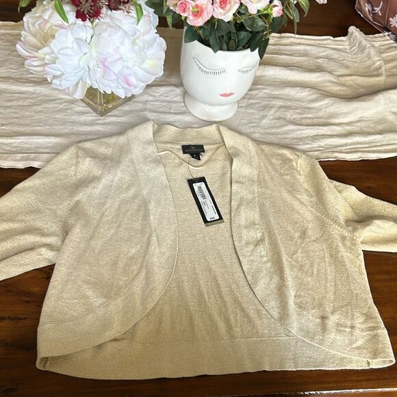 Worthington Gold Ore Lurex Sz L NWT - Picture 7 of 10